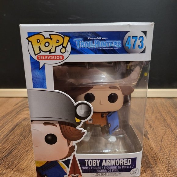 Dreamworks Troll Hunters Toby Armored Funko Pop - Picture 1 of 12